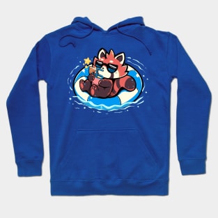 Summer Red Panda Hoodie